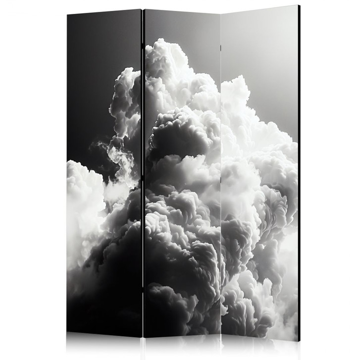 Paravent, Raumteiler freistehend, Trennwand - Dreamy Clouds: Sun Illumination - WA441837