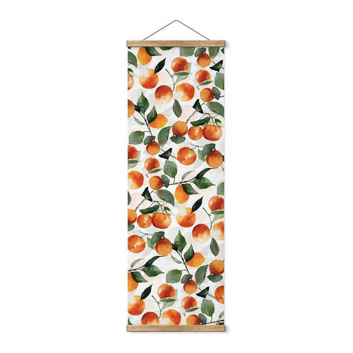 Stoffbild Fruchtige Mandarinen - UN Designs - Panorama - WA411818