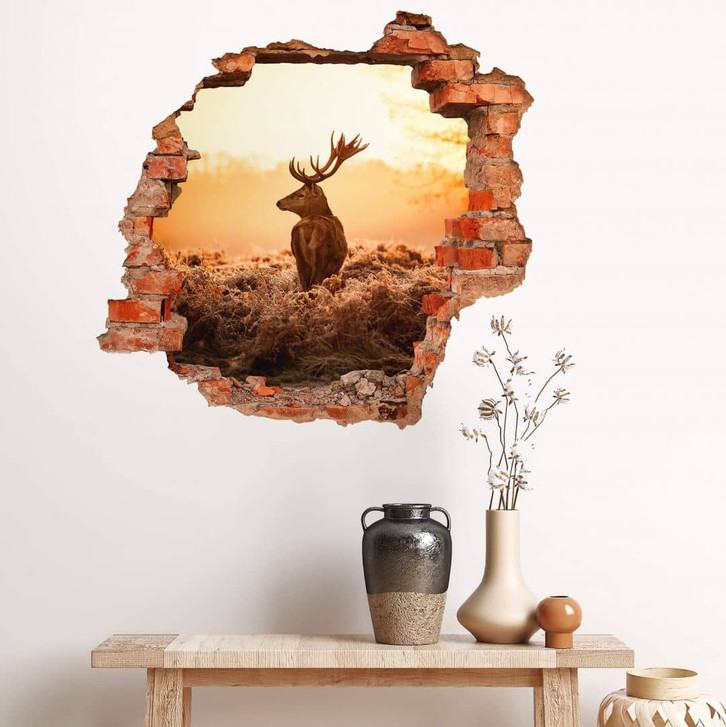 3D Wandtattoo Majestätischer Hirsch - WA100362