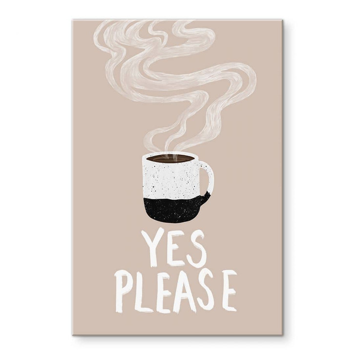 Acrylglasbild Heisse Tasse Kaffee am Morgen - EMELIEmaria - WA463978