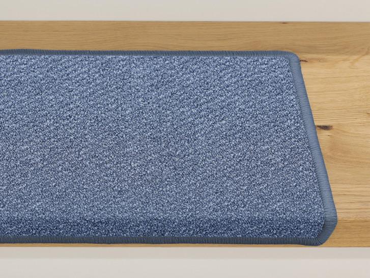 Bijou Loop Stufenmatte Stufenmatte Rechteckig Wunschmass in Hellblau - TS543591