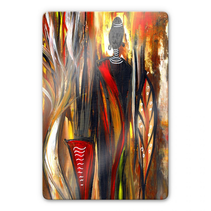 Glasbild Niksic - Art of Africa 02 - WA126098