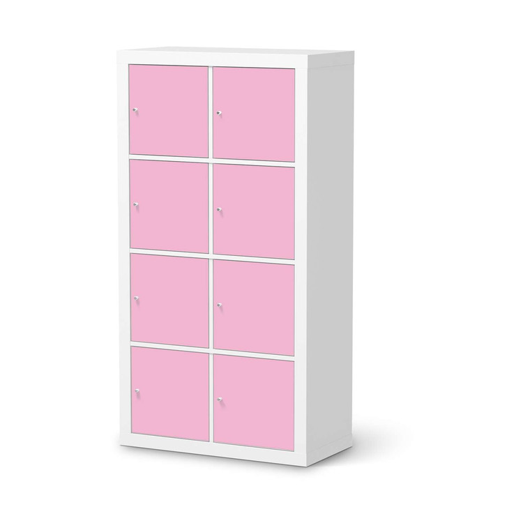 Klebefolie IKEA Expedit Regal 8 Türen - Pink Light - CR111144