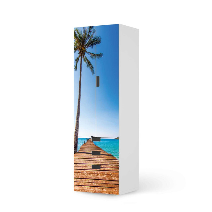 Klebefolie IKEA Stuva / Malad - 3 Schubladen und 2 grosse Türen - Caribbean - CR111808