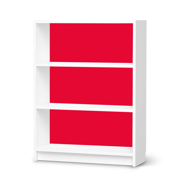 Möbelfolie IKEA Billy Regal 3 Fächer - Rot Light - CR114458