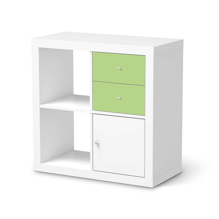 Möbelfolie IKEA Kallax Regal Schubladen - Hellgrün Light - CR115677