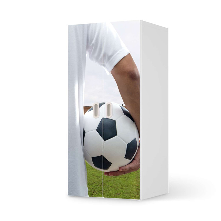 Möbelfolie IKEA Stuva / Fritids Schrank - 2 grosse Türen - Footballmania - CR117827