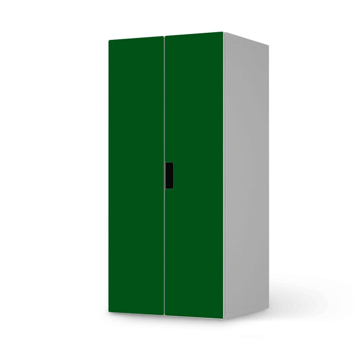 Möbelfolie IKEA Stuva / Malad Schrank - 2 grosse Türen - Grün Dark - CR117963