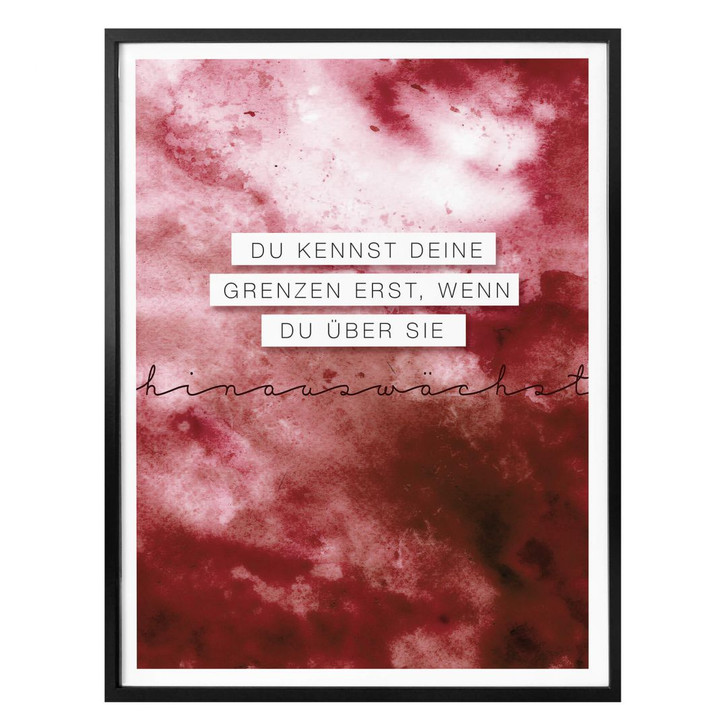 Poster - Wachse über deine Grenzen hinaus - WA238028