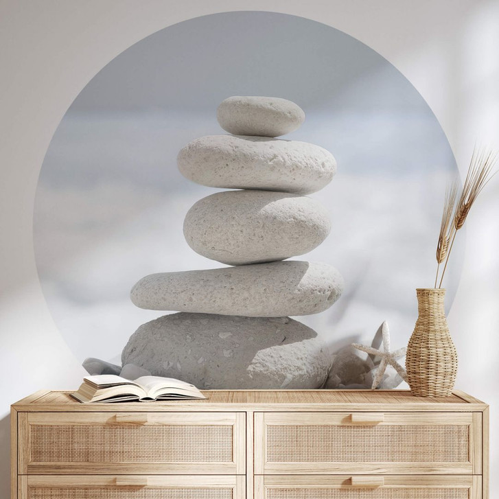 Wandtattoo Steine am Meer - Rund - WA384051