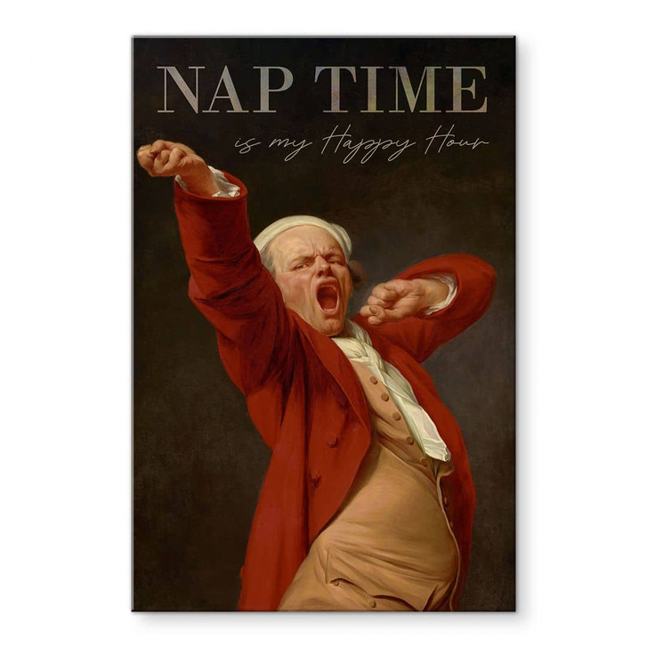 Acrylglasbild Nap Time - Inspiriert von Ducreux - Selbstportrait - WA479699