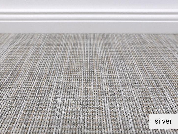 Dalia Teppichboden Meterware Wunschmass in Silver - TS514304