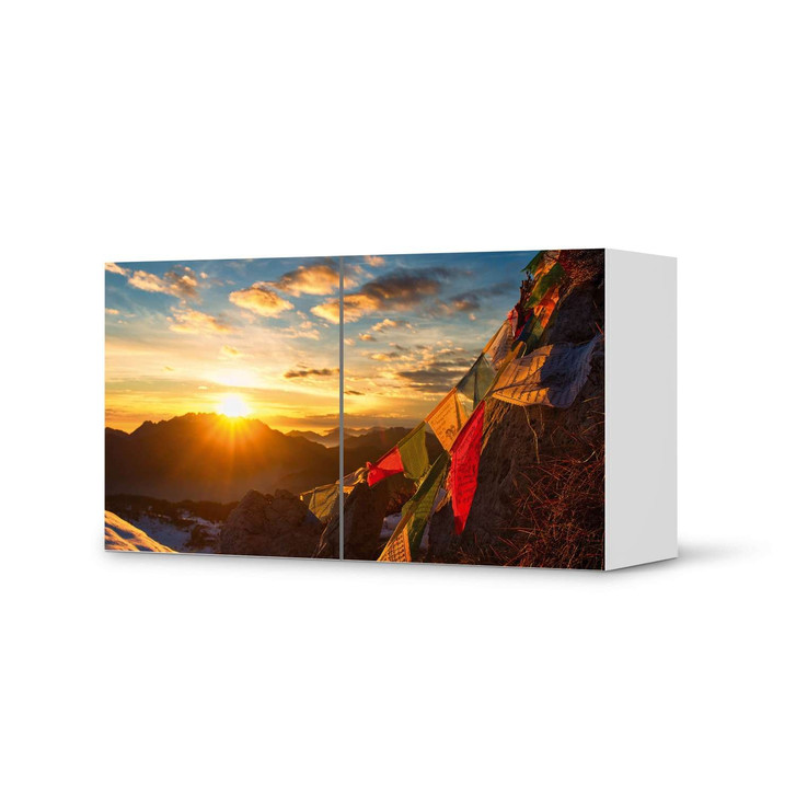 Folie IKEA Besta Regal 2 Türen (quer) - Tibet - CR105408