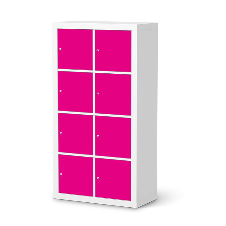 Klebefolie IKEA Expedit Regal 8 Türen - Pink Dark - CR111143