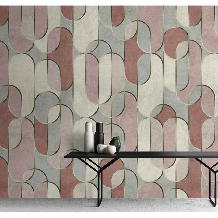 Livingwalls Fototapete Walls by Patel 3 Ritz 1 rosa, blau, weiss - WA328033