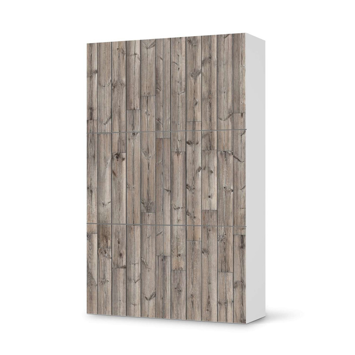 Möbel Klebefolie IKEA Besta Schrank 6 Türen (hoch) - Dark washed - CR113342