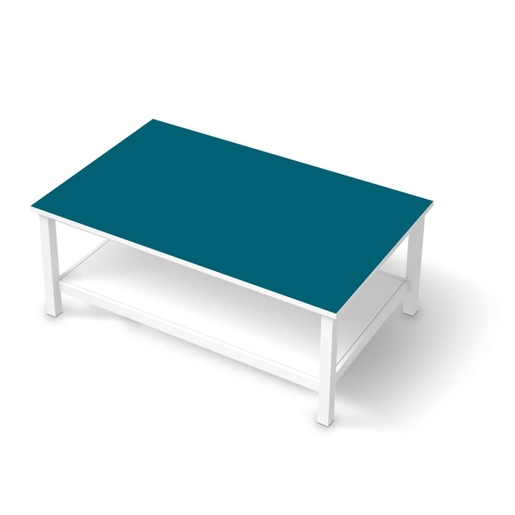 Möbelfolie IKEA Hemnes Tisch 118x75cm - Türkisgrün Dark - CR115028
