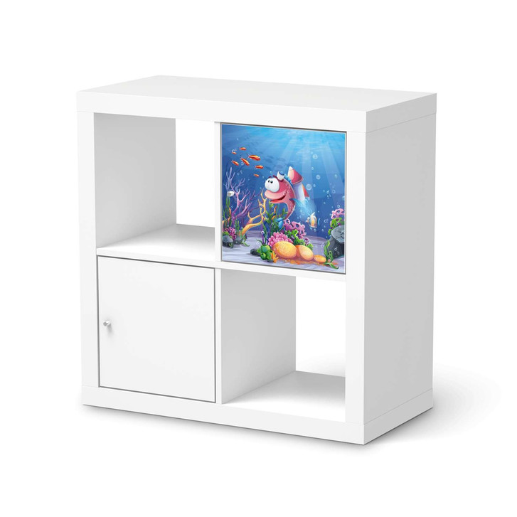 Möbelfolie IKEA Kallax Regal 1 Türe - Bubbles - CR118263