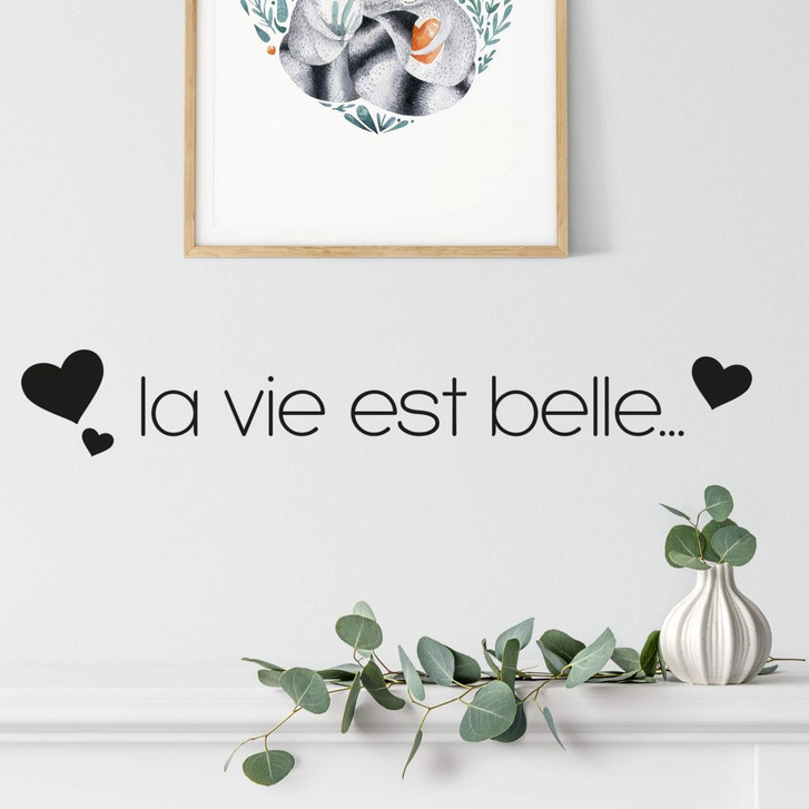 Wandtattoo La vie est belle 2 - WA213746