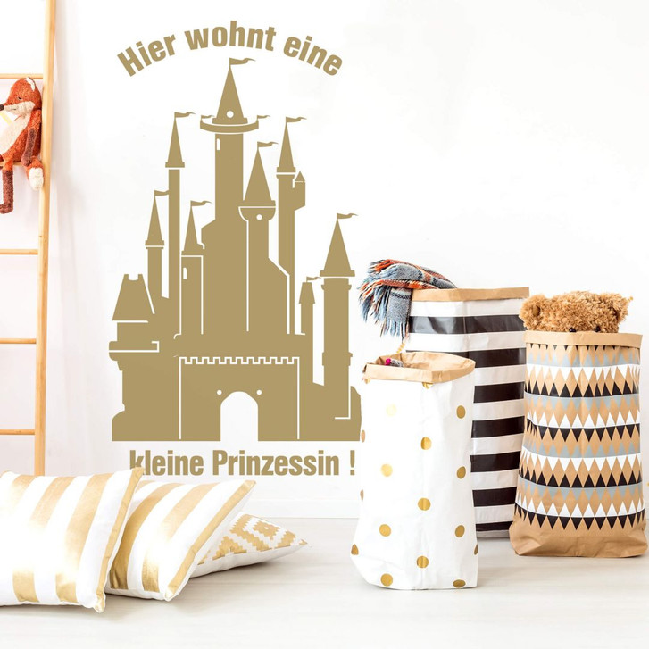 Wandtattoo Prinzessinnen Schloss - WA217372