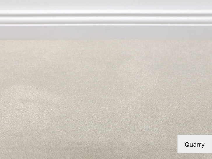 Cabernet Velours Teppichboden Meterware in Quarry - TS503685