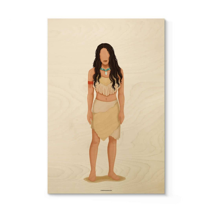 Holzbild Tohmé - Pocahontas - WA333092