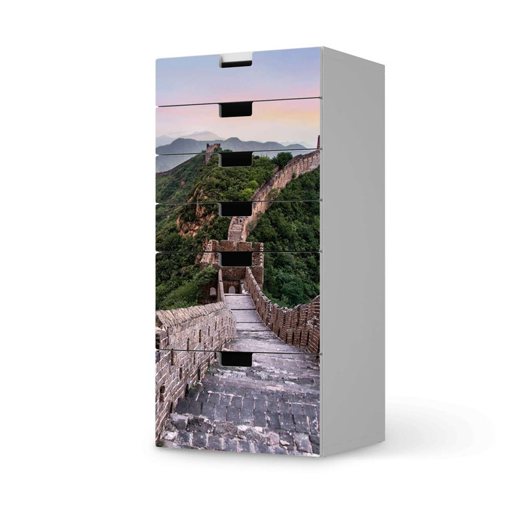 Klebefolie IKEA Stuva / Malad Kommode - 6 Schubladen - The Great Wall - CR110509