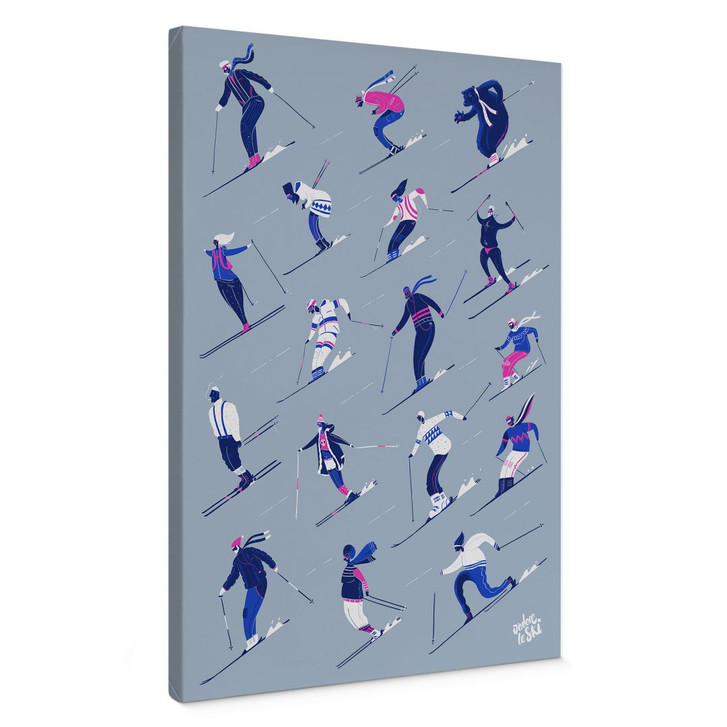 Leinwandbild Skifahren im Winter - Harrison - WA432905