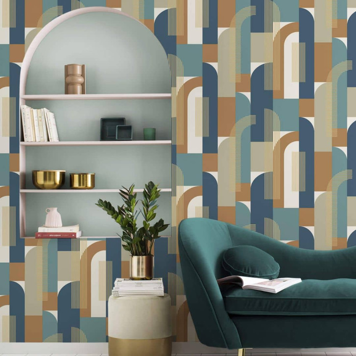 Rasch Vliestapete, Mustertapete Salsa dunkelblau - WA339035