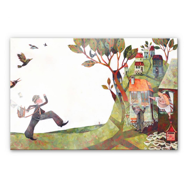 Acrylglasbild Blanz - Der Briefträger - WA479808