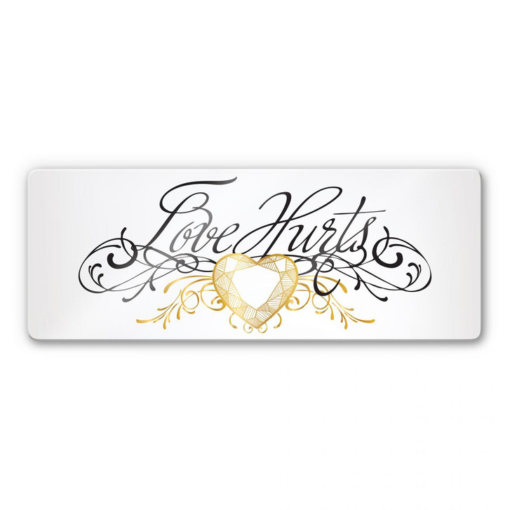 Glasbild LA Ink Love Hurts - WA124445