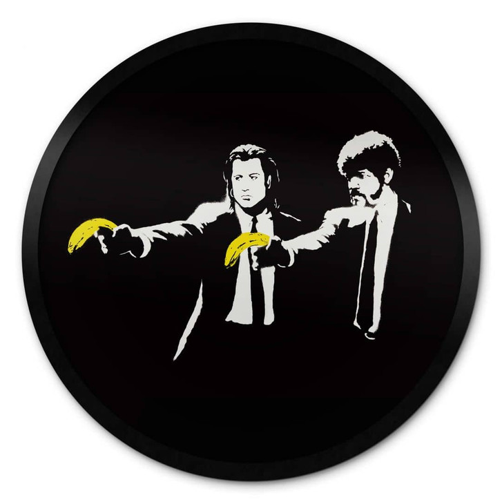 Poster Banksy - Pulp Fiction - Rund - WA336894