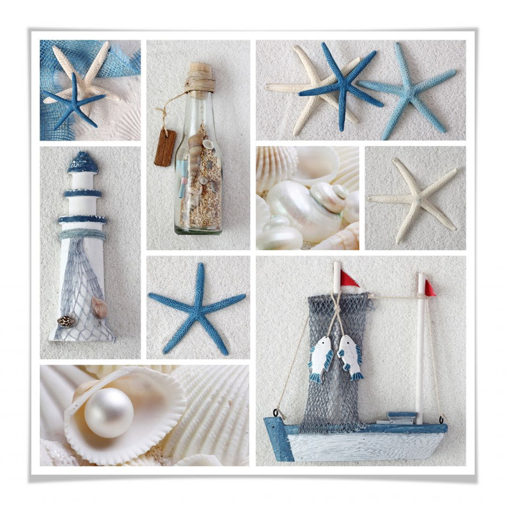 Poster Beach Collage - WA157243