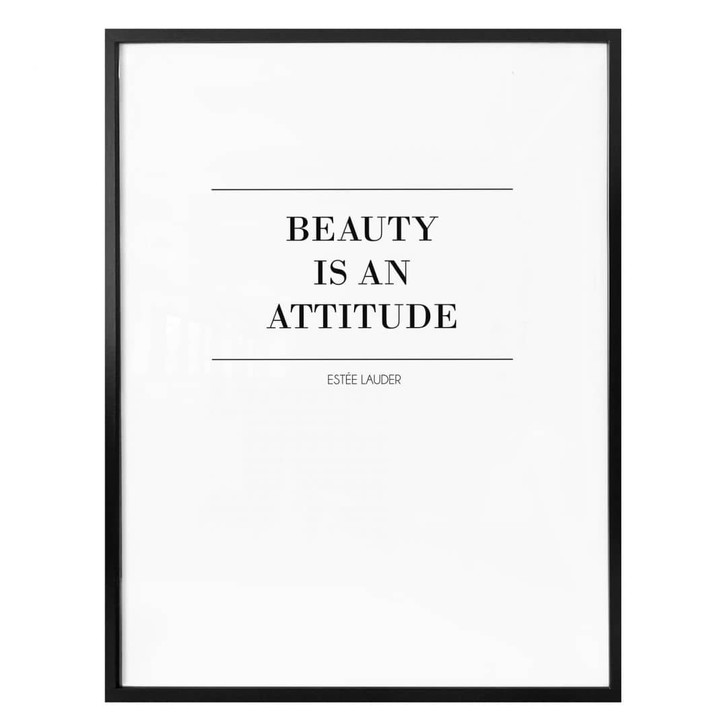 Poster Beauty is an attitude - WA238207