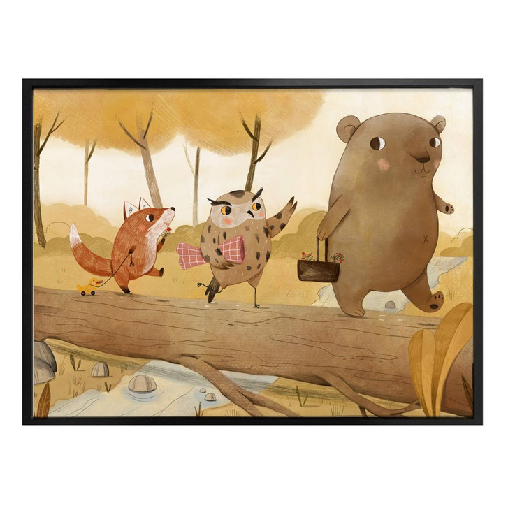 Poster Loske - Picknick im Herbst - WA311766