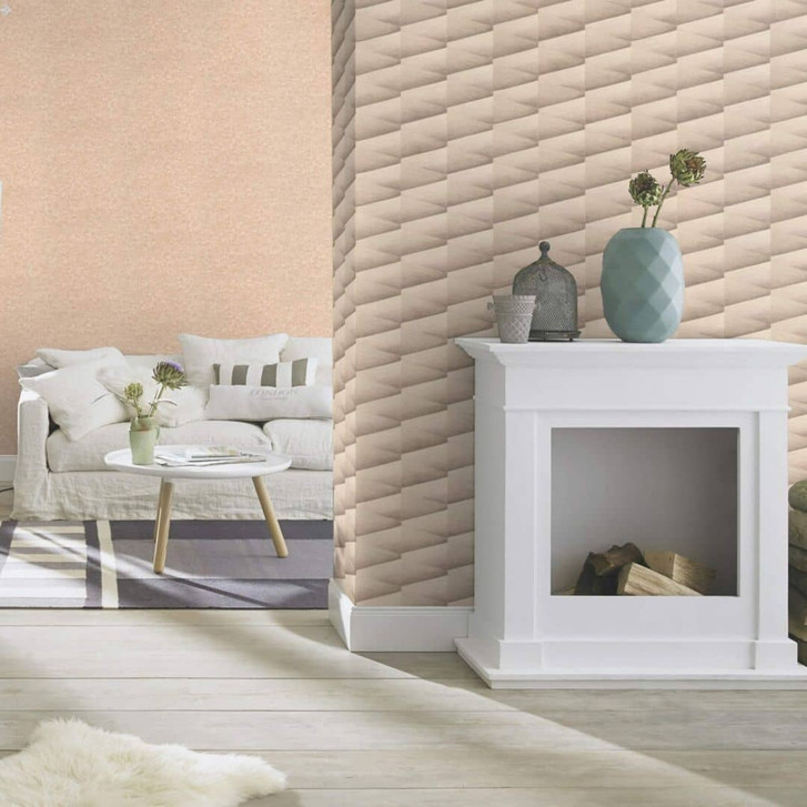 Rasch Vliestapete, Mustertapete Composition dunkelbeige - WA463149