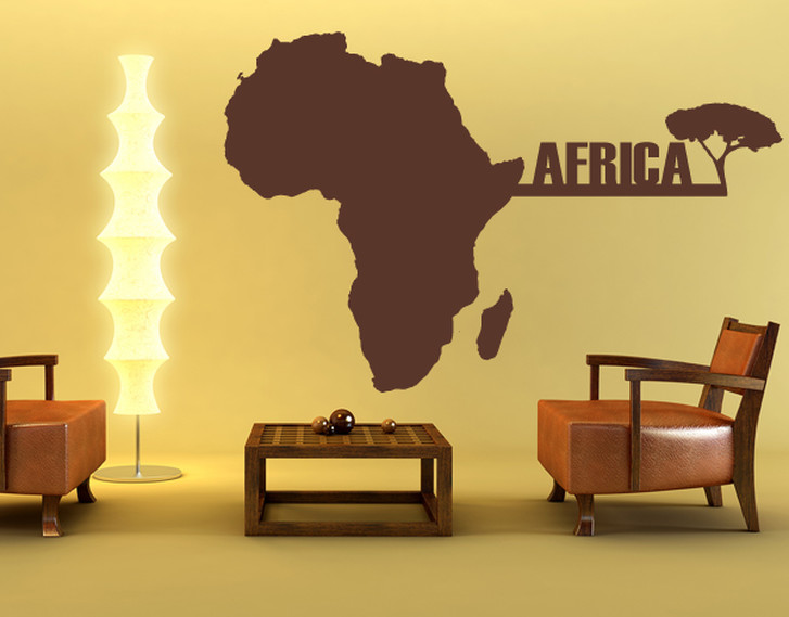 Wandtattoo Africamap - TD16227