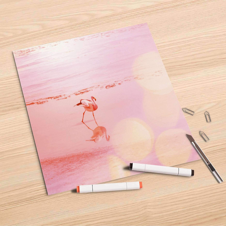 Folienbogen (30x30cm) - Mr. Flamingo - CR106886