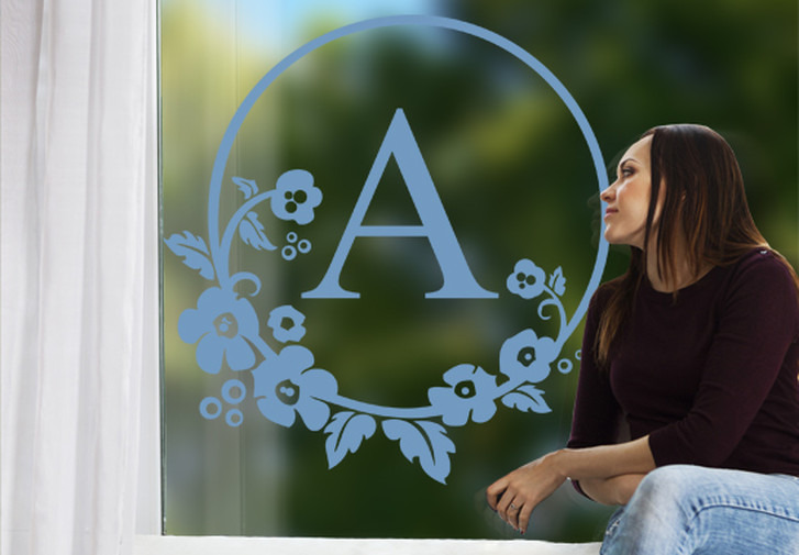 Glasdekor Wunschtext Emblem - CG10523