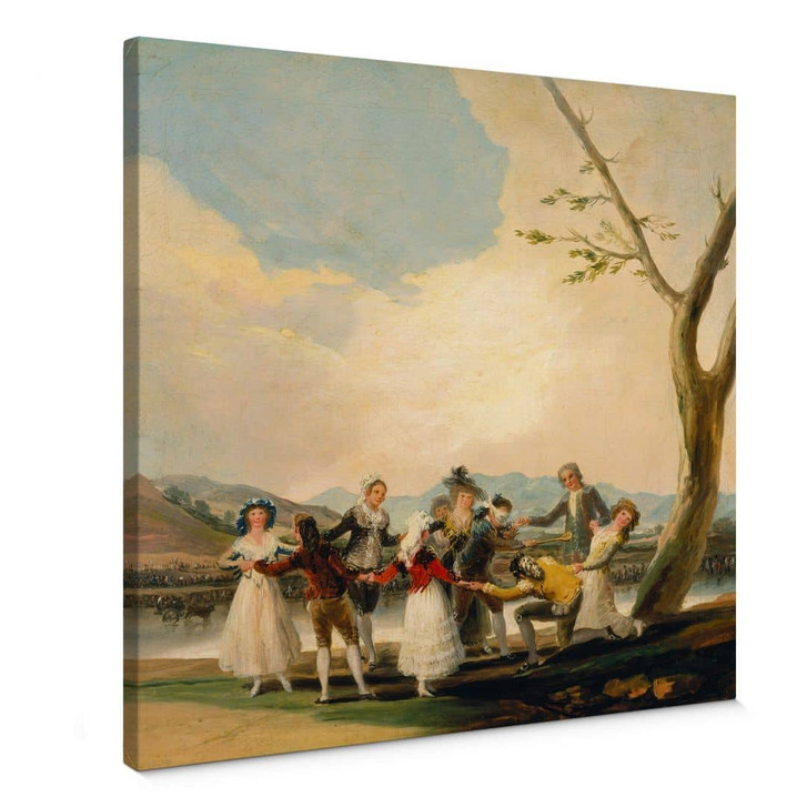 Leinwandbild de Goya - Das Blindekuhspiel - WA377806