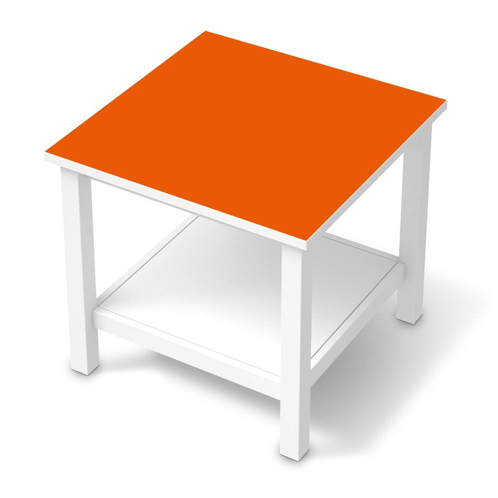 Möbel Klebefolie IKEA Hemnes Tisch 55x55cm - Orange Dark - CR113585