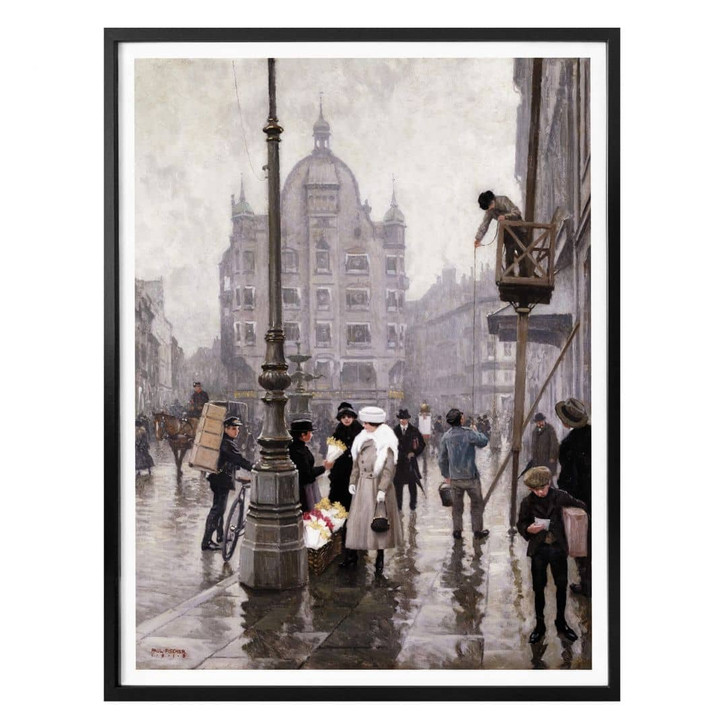 Poster Fischer - Der Blumenverkäufer - WA317952