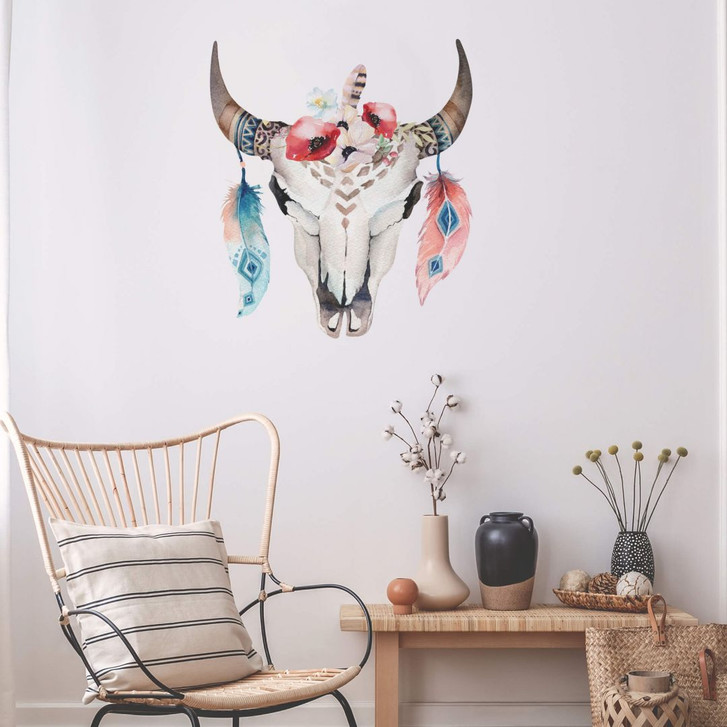 Wandtattoo Kvilis - Bohemian Skull - WA312591