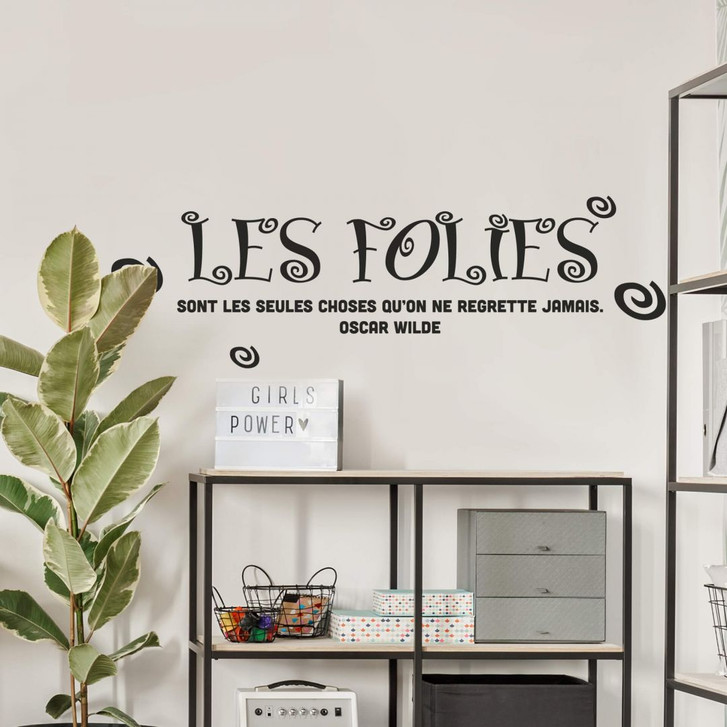 Wandtattoo Les folies... - WA214171