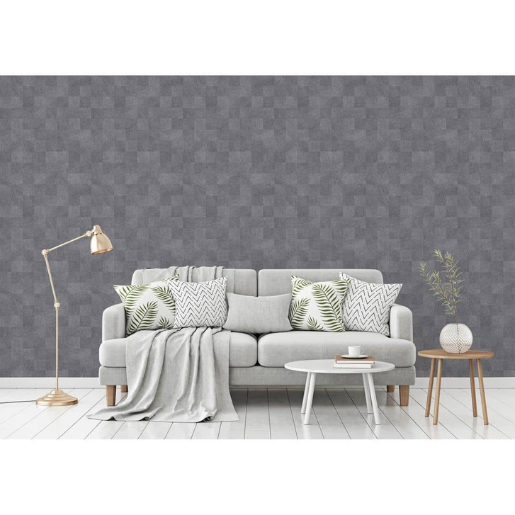 Livingwalls geometrische Tapete Titanium 3 Vliestapete grau - WA328261