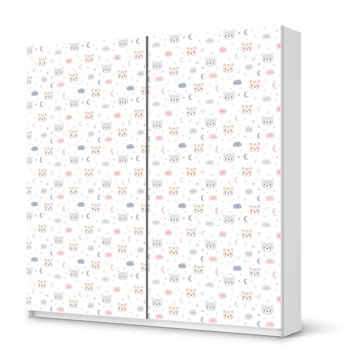 Möbel Klebefolie IKEA Pax Schrank 201cm Höhe - Schiebetür - Sweet Dreams - CR113913