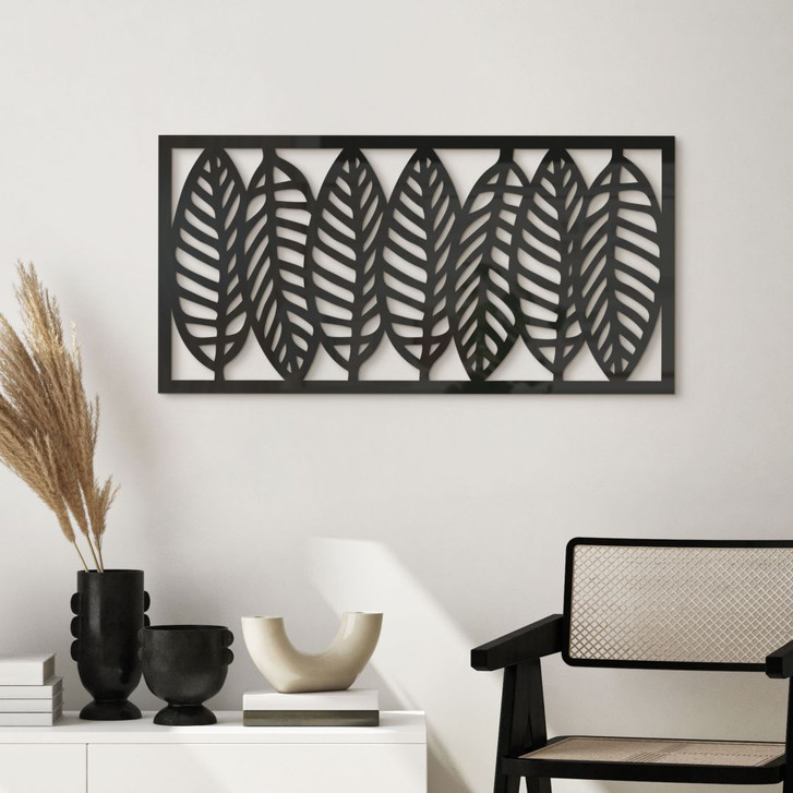 Acryldeko Botanisches Stillleben mit Blättern - WA393455