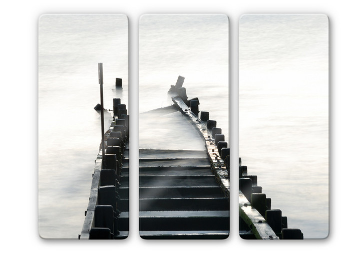 Glasbild Way to nowhere (3-teilig) - WA128877