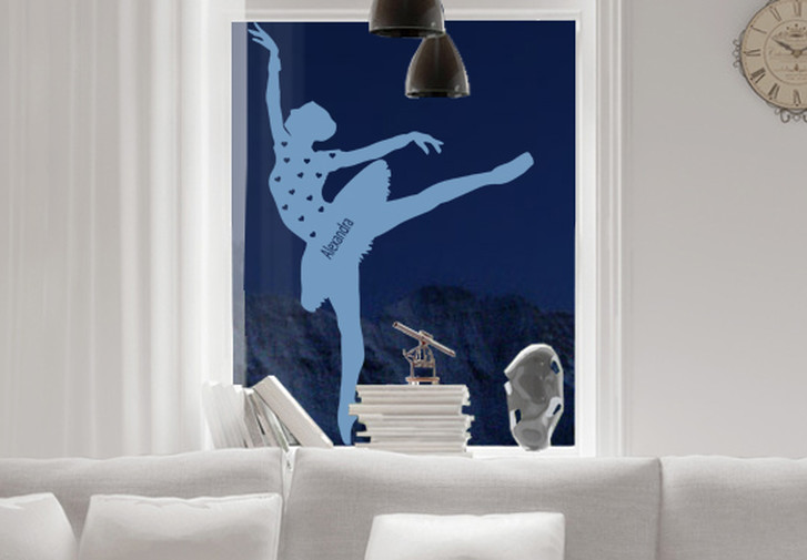 Glasdekor Wunschtext Grazile Ballerina - CG10417