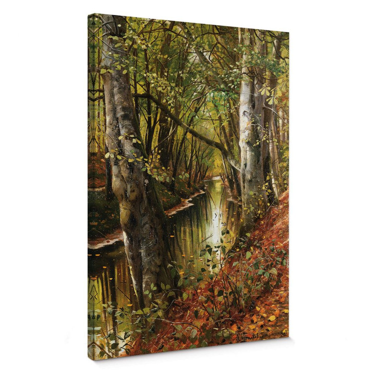 Leinwandbild Moensted - Ein Waldbach - WA370481